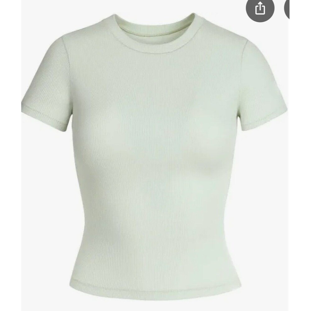 Skims COTTON RIB T-SHIRT - spearmint